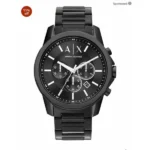 Armani Exchange Chrono Watch Black For Men