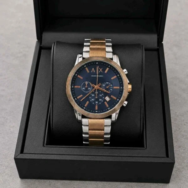 Armani Exchange Chronograph Watch Chain Strap For Men Armani Exchange Chronograph Watch Chain Strap For Men