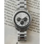 Armani Exchange Gunmetal Watch For Men