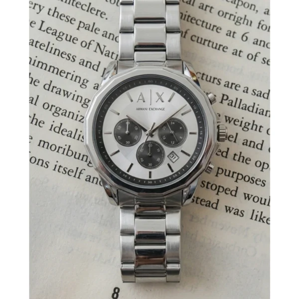 Armani Exchange Gunmetal Watch For Men Armani Exchange Gunmetal Watch For Men