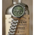 Armani Exchange Gunmetal Watch Green Silver For Men