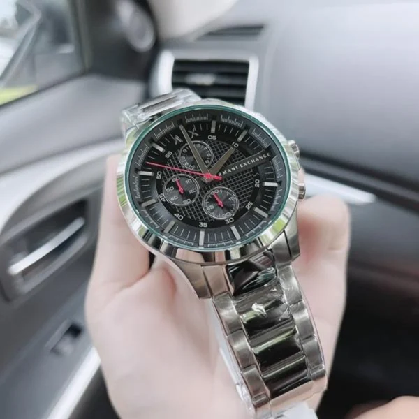 Armani Exchange Hampton Watch Black For Men Armani Exchange Hampton Watch Black For Men