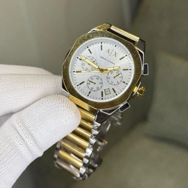 Armani Exchange Watch Two Tone For Men