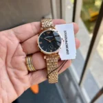 Armani Watch Rose Black For Women