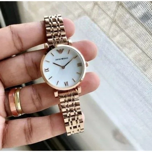 Armani Watch White Gold For Women Armani Watch White Gold For Women