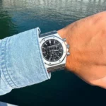Audemars Piguet Royal Oak Watch Silver Black For Men