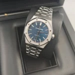 Audemars Piguet Royal Oak Watch Silver Blue For Men
