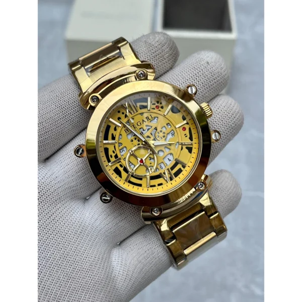 Bvlgari Tourbillon Watch Gold For Men