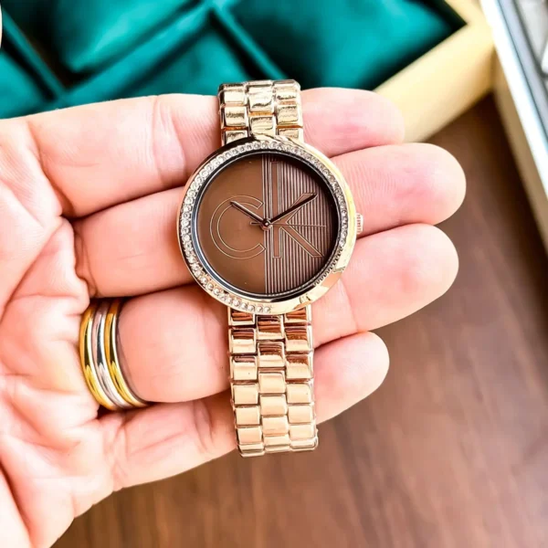 Calvin Klein Watch Rose Brown For Women Calvin Klein Watch Rose Brown For Women