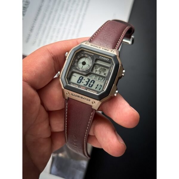 Casio Ae1200 Illuminator Watch Brown For Men Casio Ae1200 Illuminator Watch Brown For Men