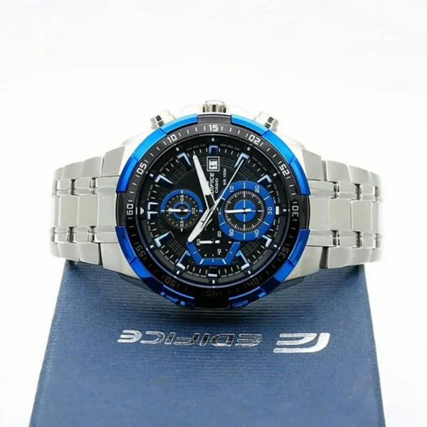 Casio Edifice Efr539 Watch Silver Blue For Men Casio Edifice Efr539 Watch Silver Blue For Men