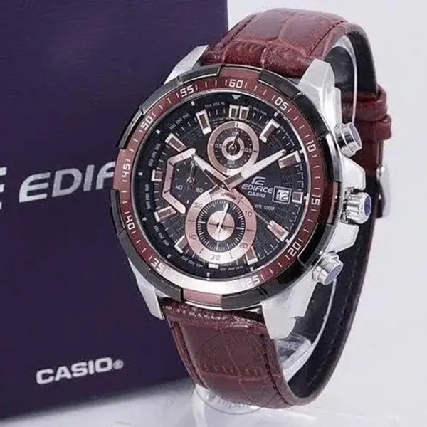Casio Edifice Watch Brown For Men Casio Edifice Watch Brown For Men