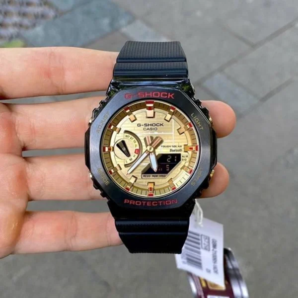 Casio G shock Gm2100 Watch Gold Dial For Men Casio G shock Gm2100 Watch Gold Dial For Men