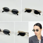 Celine 1006 Sunglass Gold Black For Women