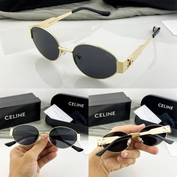 Celine Sunglasses Gold Black For Men Celine Sunglasses Gold Black For Men