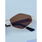 Celine Sunglasses Gold Brown For Men