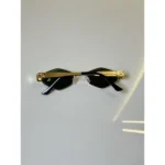 Celine Sunglasses Gold Green For Men