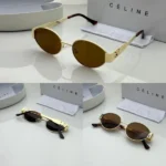 Celine Sunglasses Golden Brown For Men