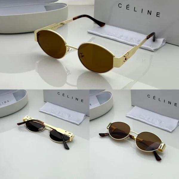 Celine Sunglasses Golden Brown For Men Celine Sunglasses Golden Brown For Men