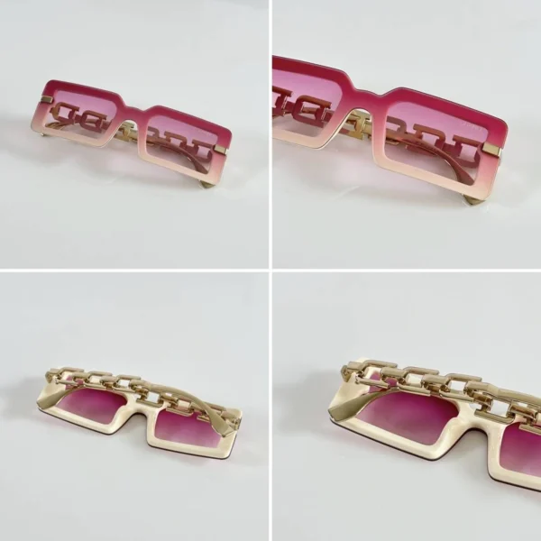 Chanel 051 Sunglass Gold Pink Sunglass For Women Chanel 051 Sunglass Gold Pink Sunglass For Women