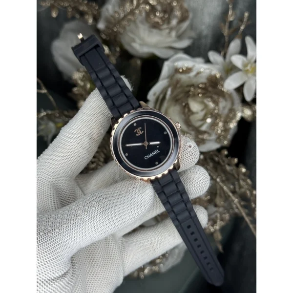 Chanel Paris Copper Watch Black For Women