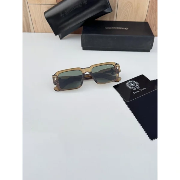 Chrome Heart Sunglasses Olive For Men Chrome Heart Sunglasses Olive For Men
