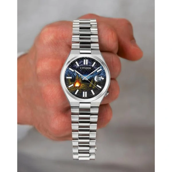 Citizen Tsuyosa Wanderer Watch Silver For Men Citizen Tsuyosa Wanderer Watch Silver For Men