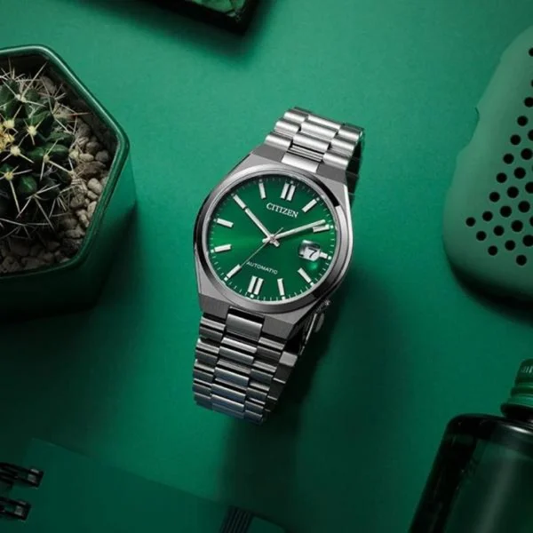 Citizen Tsuyosa Wanderer Watch Silver Green For Men Citizen Tsuyosa Wanderer Watch Silver Green For Men