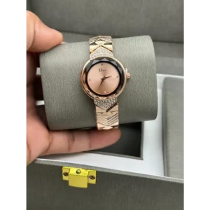 Dior Watch Diamond Full Rose gold For Women (SW248) - stayhit.in