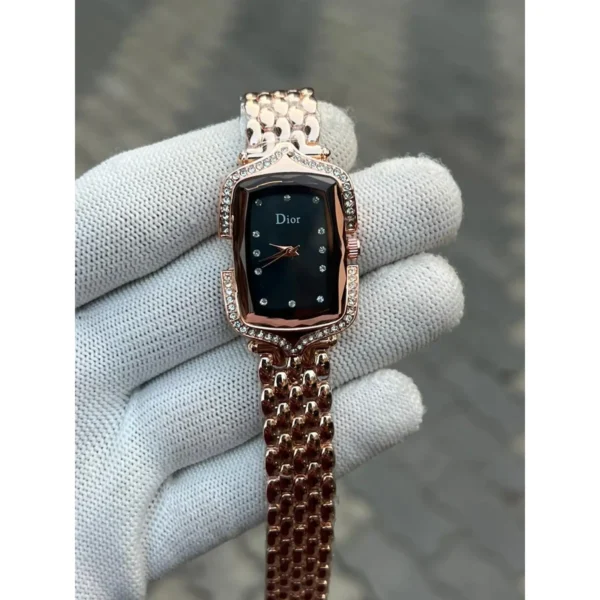 Dior Watch Gold Black For Women Dior Watch Gold Black For Women