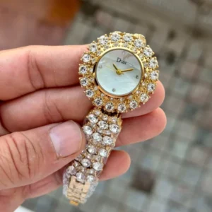 Dior Watch Gold White For Women