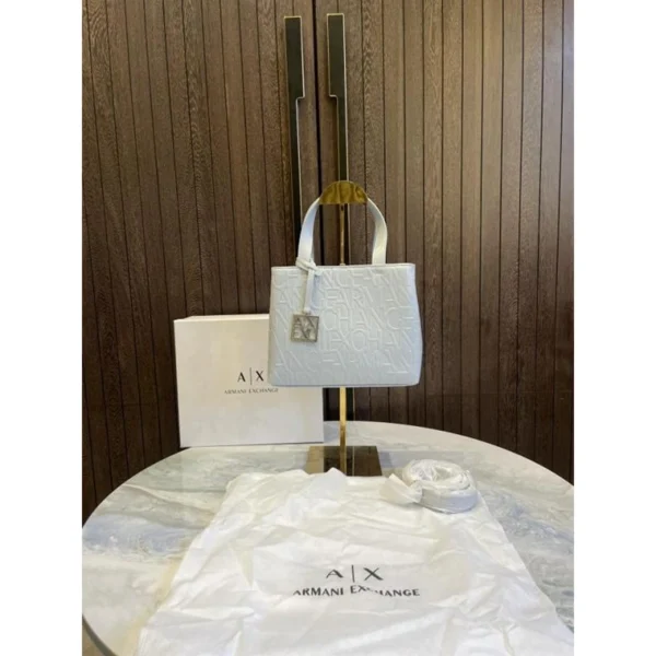 Elegant Armani Exchange Embossed Bag With Og Box For Women (BOT3986) - stayhit.in