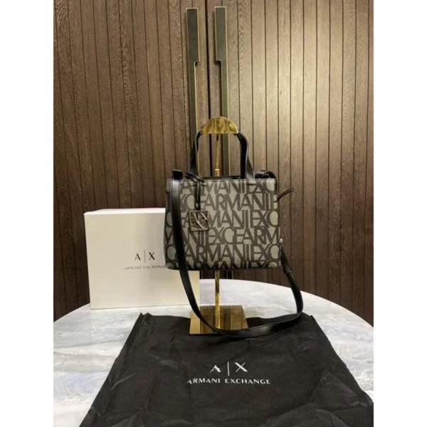 Elegant Armani Exchange Embossed Logo Bag With Og Box For Women (BOT3972) - stayhit.in Elegant Armani Exchange Embossed Logo Bag With Og Box For Women (BOT3972) - stayhit.in