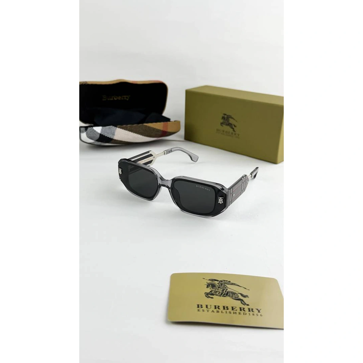 Elegant Burberry Sunglasses Grey Black For Men (SOS396) - stayhit.in Elegant Burberry Sunglasses Grey Black For Men (SOS396) - stayhit.in