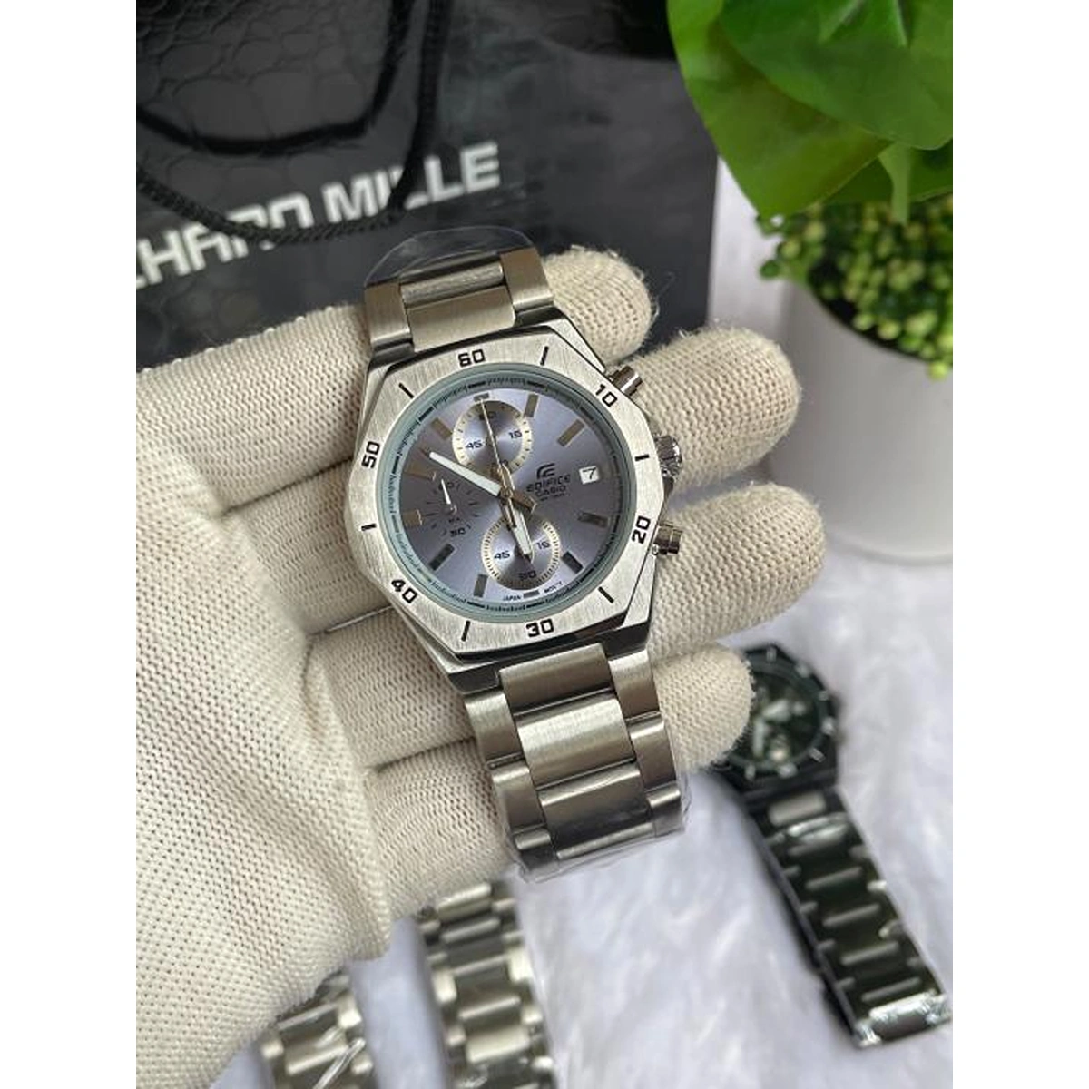 Elegant Casio Edifice 640d At443 Watch Silver Ice Blue Dial For Men (FGS114) - stayhit.in Elegant Casio Edifice 640d At443 Watch Silver Ice Blue Dial For Men (FGS114) - stayhit.in