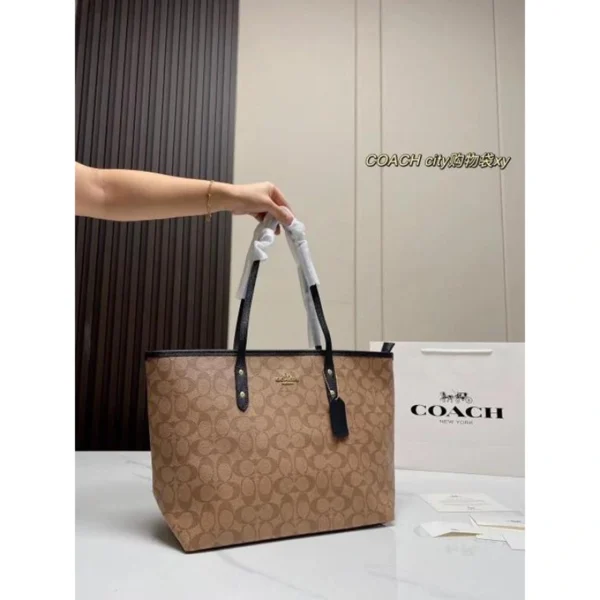 Elegant Coach City Tote Bag With Og Box For Women (BOT3992) - stayhit.in