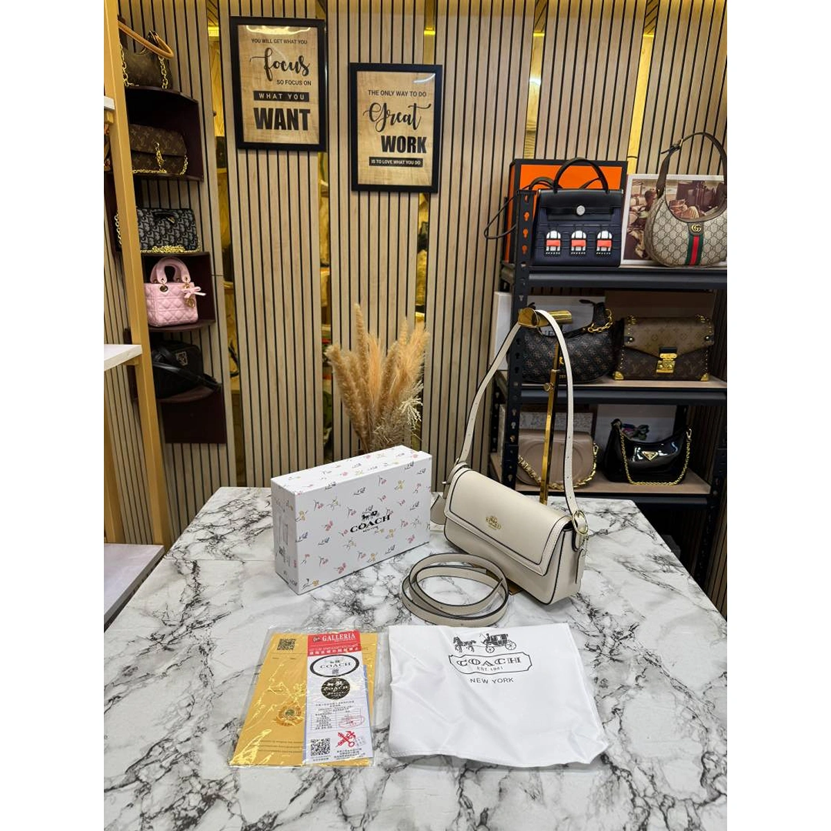 Elegant Coach Flap Crossbody Shoulder Bag Smooth Leather For Women (SOS483) - stayhit.in Elegant Coach Flap Crossbody Shoulder Bag Smooth Leather For Women (SOS483) - stayhit.in