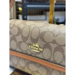 Elegant Coach Monogram Signature Shoulder Bag Flap Convertible For Women (SOS485) - stayhit.in