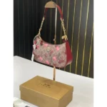 Elegant Coach Teri Hobo Bag Apricot Wine With Og Box For Women (BOT3995) - stayhit.in