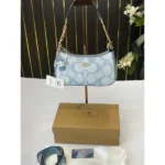 Elegant Coach Teri Hobo Bag Blue With Og Box For Women (BOT3996) - stayhit.in