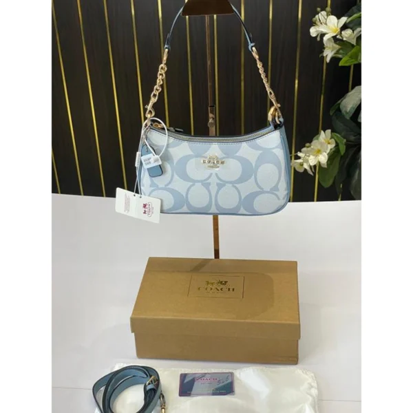 Elegant Coach Teri Hobo Bag Blue With Og Box For Women (BOT3996) - stayhit.in Elegant Coach Teri Hobo Bag Blue With Og Box For Women (BOT3996) - stayhit.in