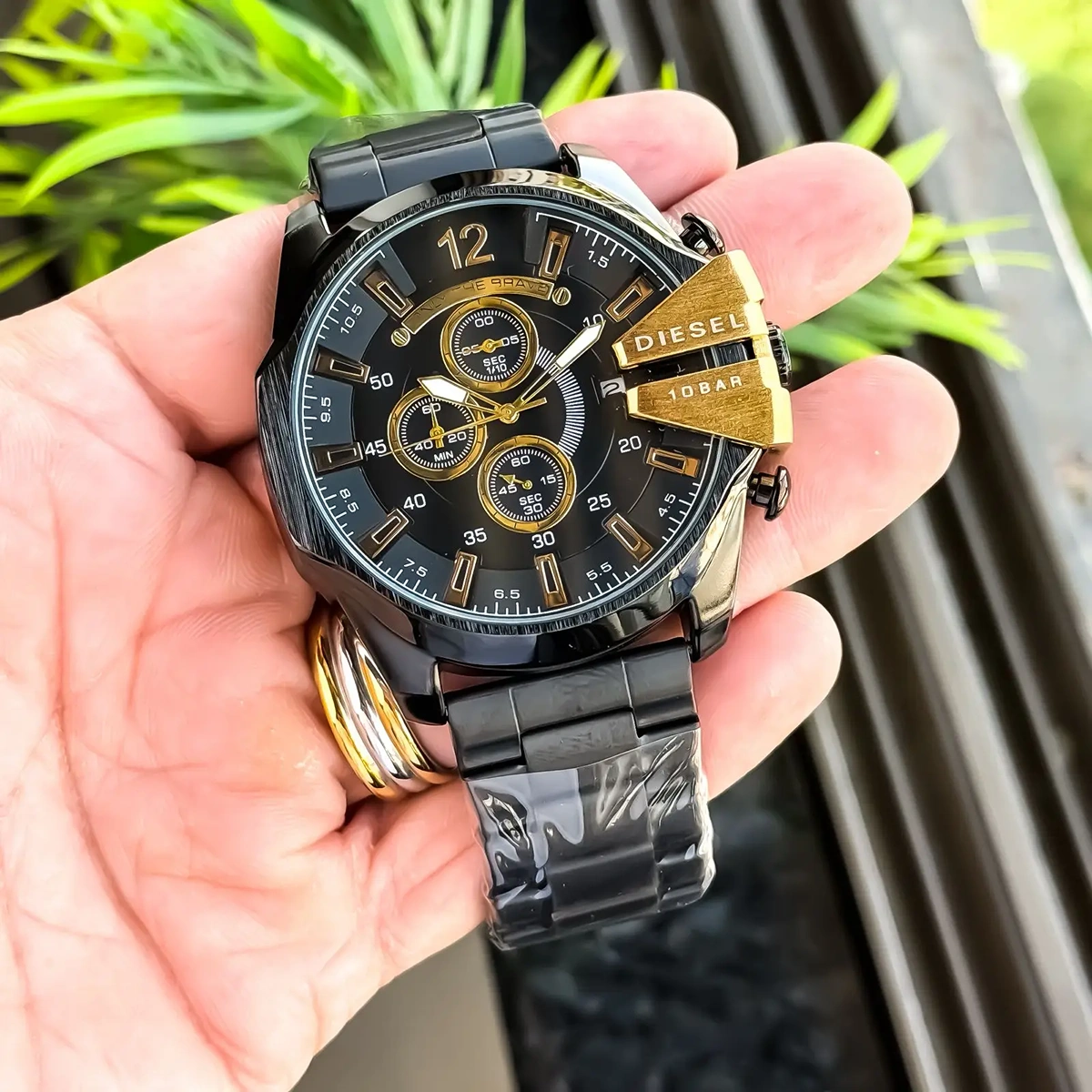 Elegant Diesel Watch Full Black For Men (JH536) - stayhit.in