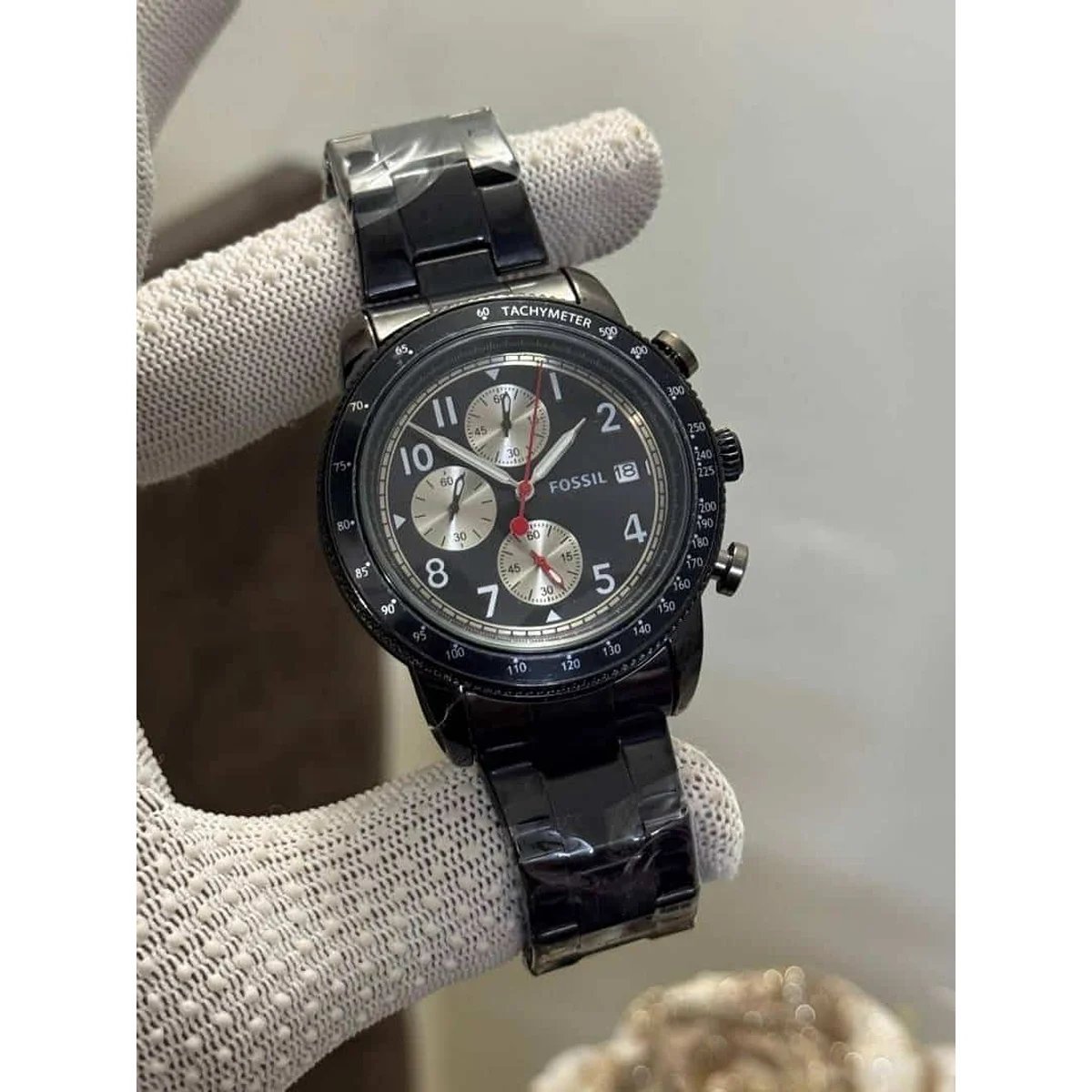 Elegant Fossil Tourer Watch All Black Metal For Men (JH627) - stayhit.in Elegant Fossil Tourer Watch All Black Metal For Men (JH627) - stayhit.in