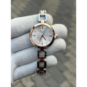 Elegant Fossil Two Tone Watch Rosegold For Women (JH721) - stayhit.in