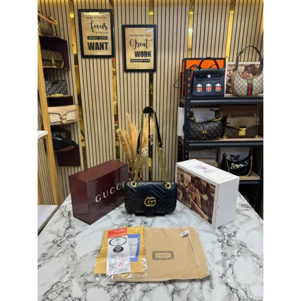 Elegant Gucci Gg Marmont Bag With Double Box And Dust Bag For Women (SOS480) - stayhit.in Elegant Gucci Gg Marmont Bag With Double Box And Dust Bag For Women (SOS480) - stayhit.in