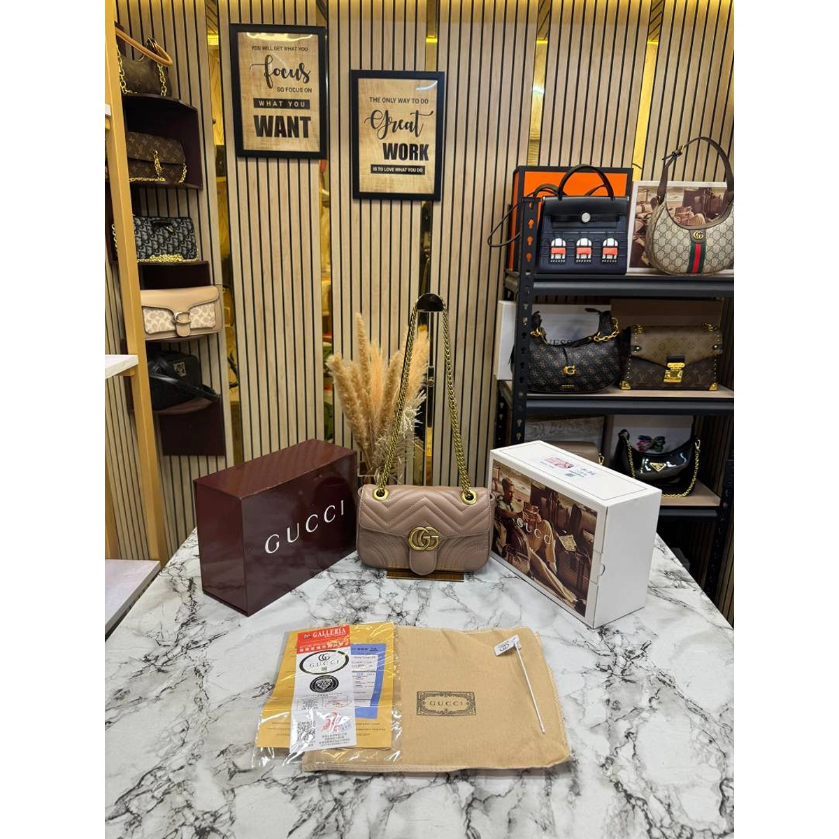 Elegant Gucci Gg Marmont Bag With Double Box And Dust Bag For Women (SOS481) - stayhit.in Elegant Gucci Gg Marmont Bag With Double Box And Dust Bag For Women (SOS481) - stayhit.in