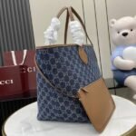 Elegant Gucci Gg Totissima Supreme Tote Bag Blue For Women (SOS488) - stayhit.in