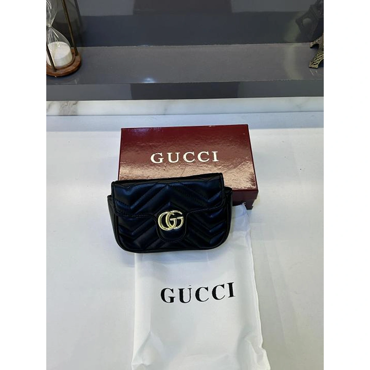 Elegant Gucci Handbag Black For Women (BOT3978) - stayhit.in Elegant Gucci Handbag Black For Women (BOT3978) - stayhit.in