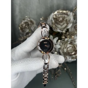 Elegant Gucci Rosegold Watch Black For Women (JH708) - stayhit.in