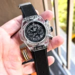 Elegant Hublot Chronograph Watch Black For Men (JH648) - stayhit.in